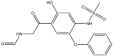 MethanesulfonaMide, N-[4-[2-(forMylaMino)acetyl]-5-hydroxy-2-phenoxyphenyl]-