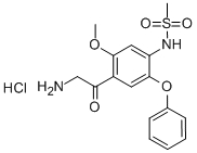 2-氨基-1-(2-甲氧基-4-甲磺酰胺基-5-苯氧基苯基)乙酮盐酸盐