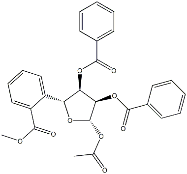 1-乙酰-2,3,5-三苯甲酰-1-β -D-呋喃核糖