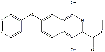 1,4-二羟基-7-苯氧基异喹啉-3-羧酸甲酯