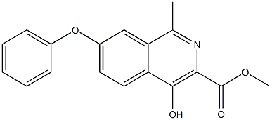 4-羟基-7-苯氧基异喹啉-3-甲酸甲酯