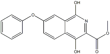 methyl 1,4-dihydroxy-7-phenoxyisoquinoline-3-carboxylate