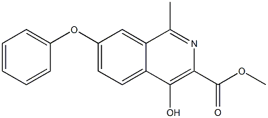 4-Hydroxy-7-phenoxy-3-isoquinolinecarboxyli c acid methyl ester