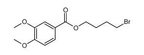 3,4-二甲氧基苯甲酸 -4-溴丁基酯