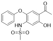 N-（4-乙酰基-5-羟基-2-苯氧基苯基）甲磺酰胺