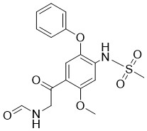 甲酰胺基甲基-2-甲氧基-4-甲磺酰胺基-5-苯氧基苯基酮