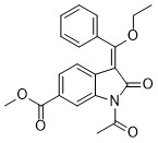 （Z）-N-乙酰基-3-（乙氧基-苯基）亚甲基-2-氧代吲哚-6-羧酸甲酯