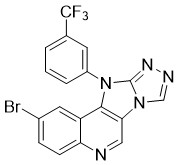 2-溴-11-（3-三氟甲基苯基）-11H-[1,2,4]三唑[3，，4，：2,3]咪唑[4,5-c]喹啉
