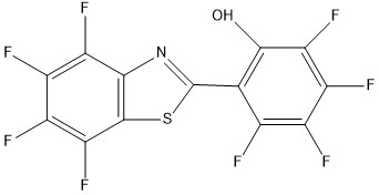2-(3,4,5,6-tetrafluoro-2-hydroxyphenyl)-4,5,6,7-tetrafluorobenzothiazole