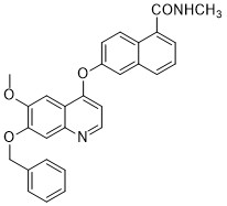 6-((7-(benzyloxy)-6-methoxyquinolin-4-yloxy)-N-methyl-1-naphthamide