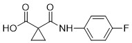 1-(4-fluorophenylcarbamoyl)cyclopropanecarboxylic acid