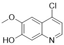 4-chloro-6-methoxy-7-hydroxy quinoline