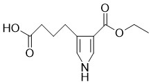 4-Butanoic acid-3- ethyl formate pyrrole